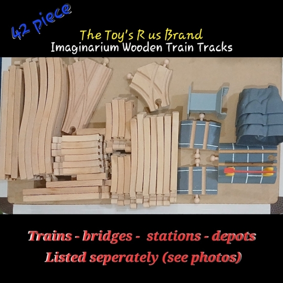 Imaginarium Toys"R"us Wooden Train Tracks Everything Else Sold Separately-Thomas - Picture 2 of 9